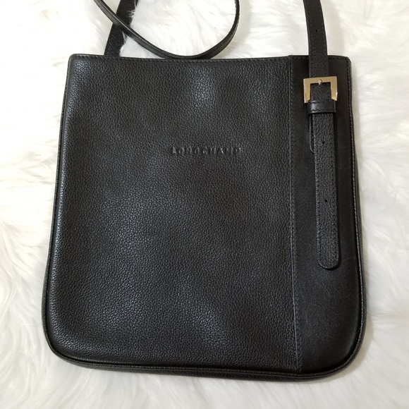 Longchamp Handbags - Le Foulonne Longchamp black leather crossbody